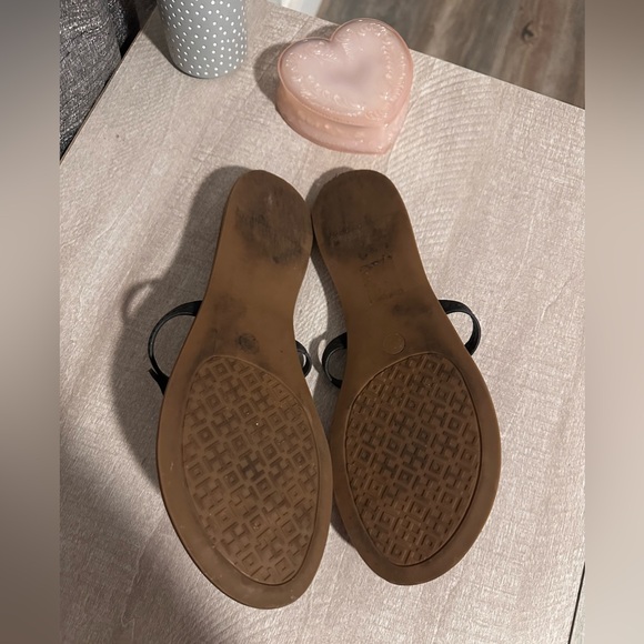 Tory Burch Mini Miller Gabriel black Sandals Size 7 EUC - Picture 3 of 5